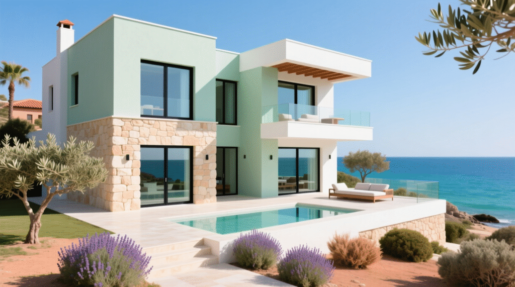 KKTC’de modern konut projesi örneği