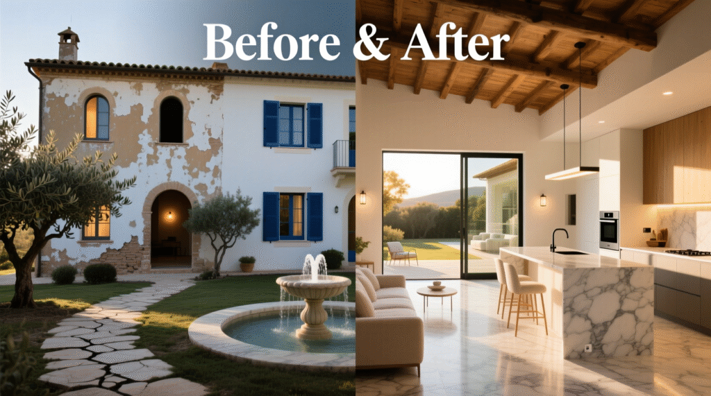 KKTC’de renovasyon ve restorasyon örneği