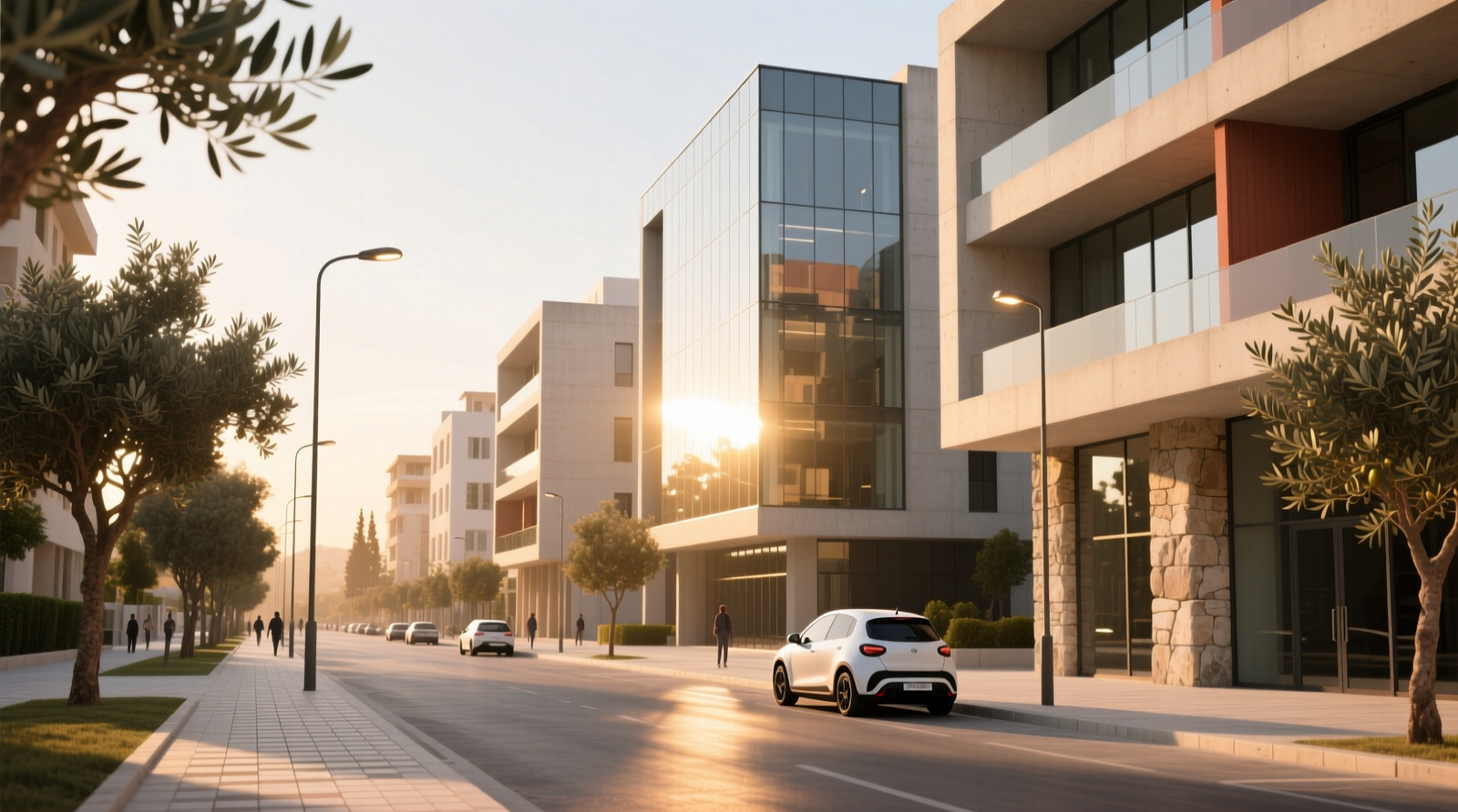 Lefkoşa’da modern yapıları temsil eden görsel – inşaat firması Lefkoşa rehberi.