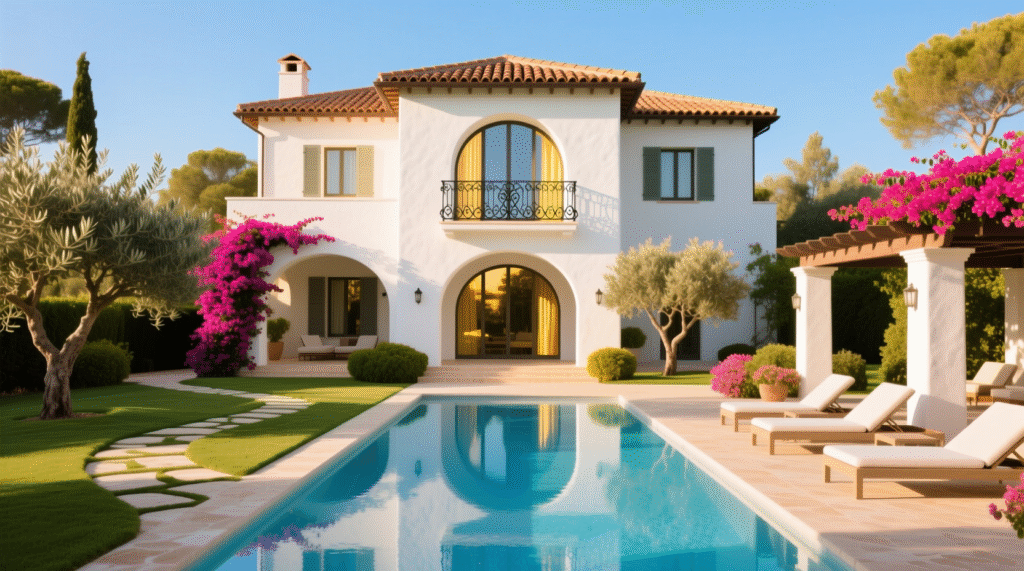 Tamamlanmış modern villa projesi – inşaat firması Lefkoşa referansları.