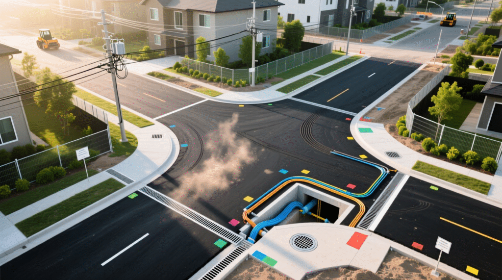 Balıkesir altyapı projesi yol drenaj elektrik su hattı