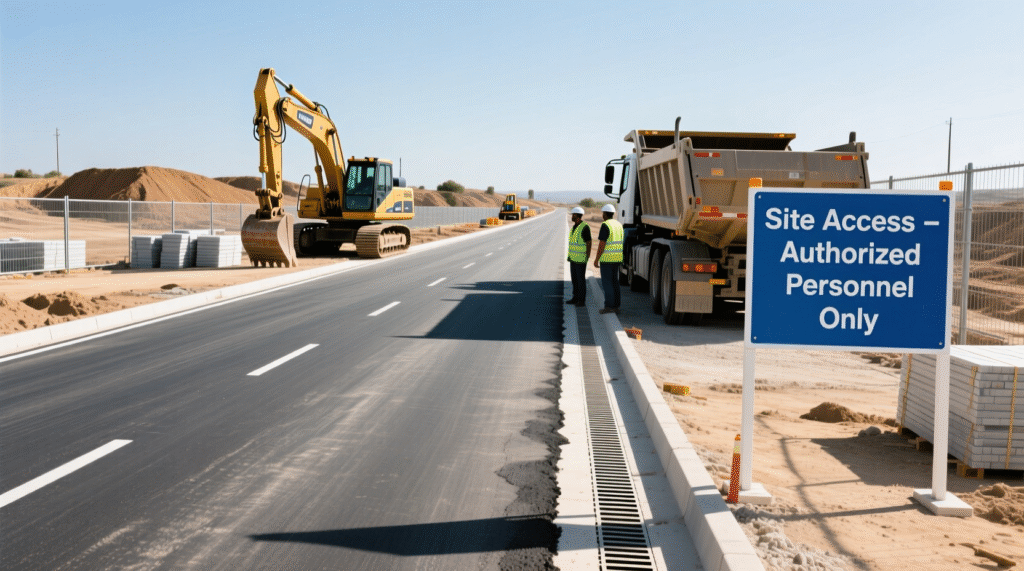 KKTC beton yol yapımı site projeleri