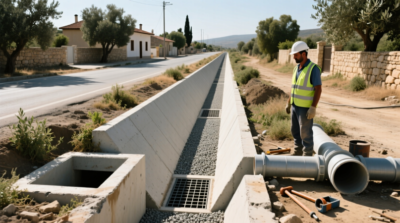 drenaj inşaatı kktc yol projeleri